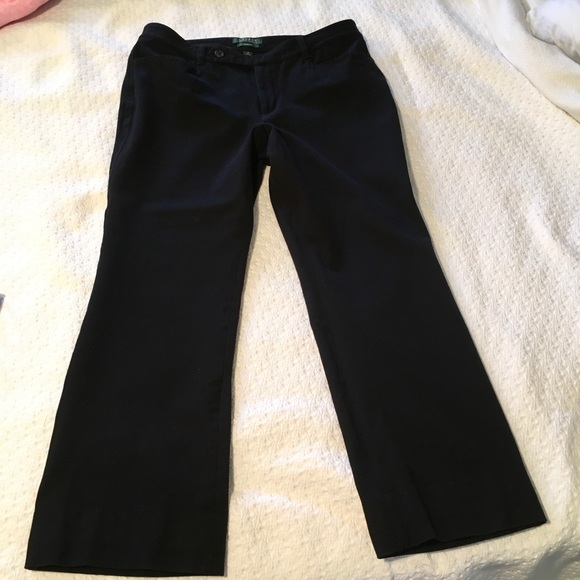 Ralph Lauren “Adele” style cotton pants. 95% Cotton, 5% Elastane - Picture 1 of 3